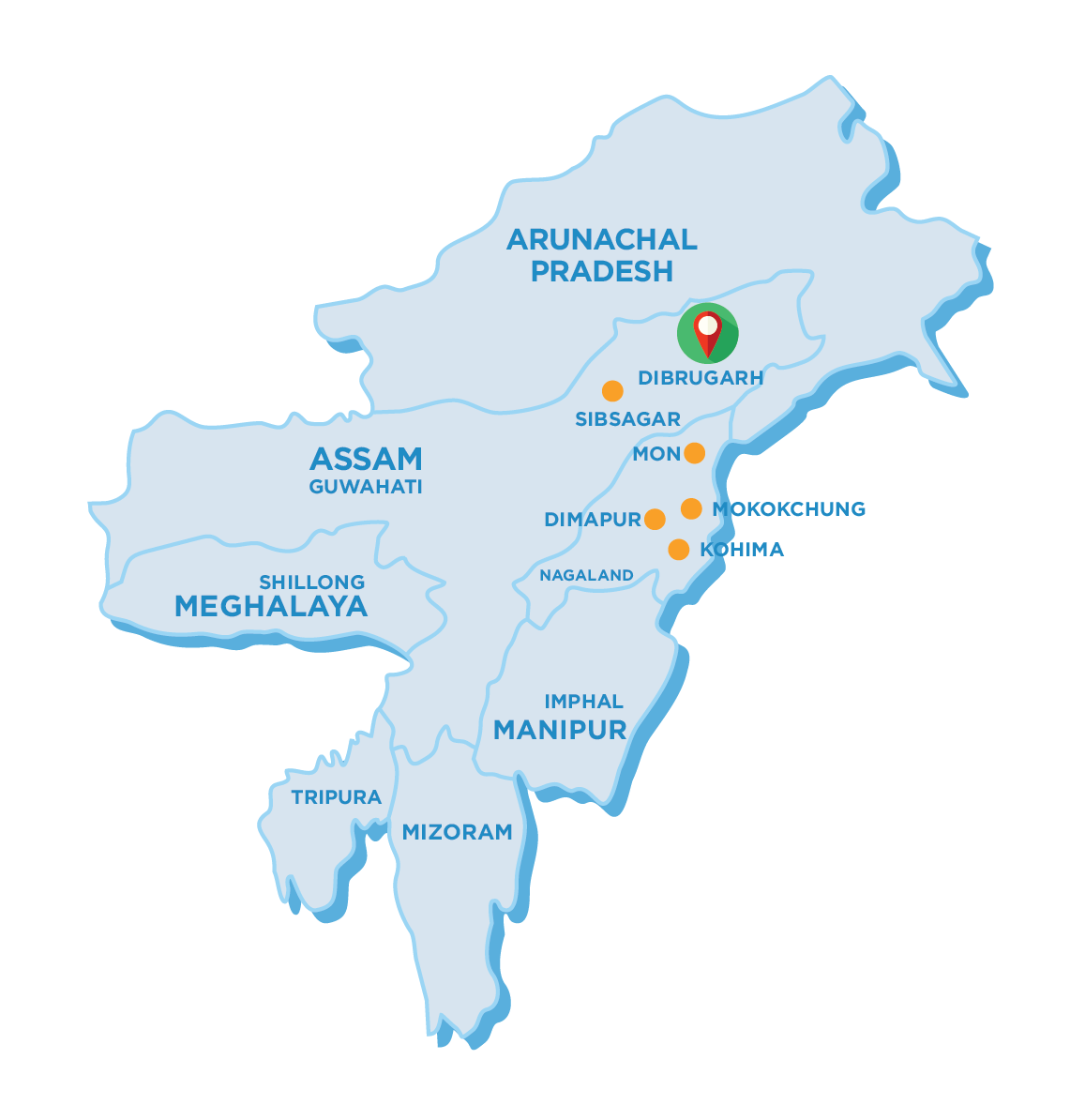 Tour Map of Aoling Festival Tour Tour Map of Aoling Festival Tour