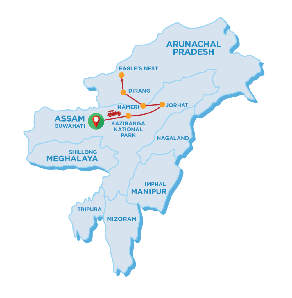Tour Map of Birdwatching Eagle's Nest